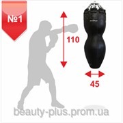 Боксерский мешок “СИЛУЭТ” №1 РЕМЕННАЯ КОЖА, 40-55 кг на цепях фото