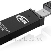 Флеш-накопитель USB3.0 OTG Drive 16Gb Team M132 Black (TM13216GB01), код 53593 фотография