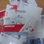 Изготовление конвертов и листовок с фирменной символикой (брендированных)