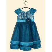Платье детское вечернее, аквамарин, Jona Michelle, США, код: 2705
