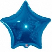 Шар мини-звезда синий 302500A