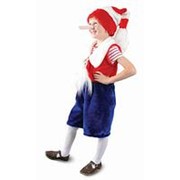 Карнавальный костюм Буратино 3-5 лет рост 104-116 меховой фото