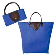 Сумка для шопинга, “Glam UP“ ярко синий, 39х29х7, Полиэстер 600D, иск кожа фото