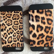 Чехол iPhone 5/5S леопард Motomo + пленки *BonnyCases* фото