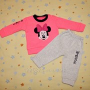 Детский костюм для девочки Micky Mause розовый, серый фото