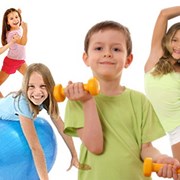Детский фитнес фотография