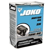 Моторное масло JOKO GASOLINE Semi-synthetic SN 10w-40 4л JSN104