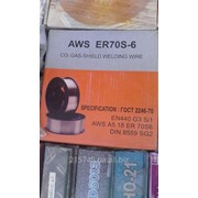 Проволка сварочная омеднённая AWS ER70S-6 0.8 мм, 5 кг фото
