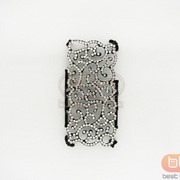 Накладка iPhone 5S (ковка много страз) черный 73003h фотография