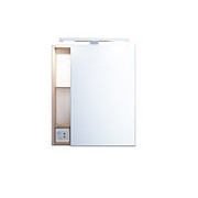Шкаф-зеркало, 50 см, Mirro, IDDIS, MIR5000i99 фото