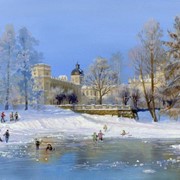 Постеры на холсте современных художников фото