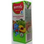 Нектар яблочно-персиковый с мякотью Непоседа фото