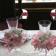 Композиции цветочные для свадебного стола фото