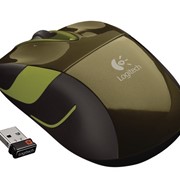 Коммутатор Logitech Mouse M525 Wireless Optical tilt wheel USB unifying receiver green фотография