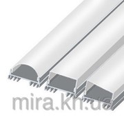 Профиль аллюминиевый LED ЛСС 12х36,1, анодированный, цвет - серебро, 1м фото