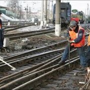 Ремонт железнодорожных путей фото