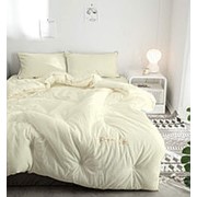 Одеяло Mency средней плотности (Кремовый) 1.5 спальный