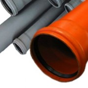 Труба канализационная 160/3000/3,2/PVC-U наружная оранжевая фото