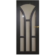 Двери межкомнатные 800х200х80 покрытие венге + стекло фото