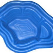Пластиковый пруд 190л, цвет синий фото
