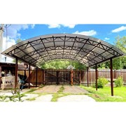 Навес Для Авто Из Поликарбоната фото