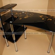 Маникюрный стол из стекла SM-1002 фото