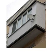 Остекление балкона окнами ПВХ
