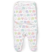 Конверт Summer Infant Конверт для пеленания SwaddleMe® Footsie, размер S, слоники фото