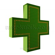 Аптечный крест 600х600 светодиодный односторонний фото