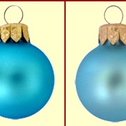 Елочные шары с матовым эффектом фотография