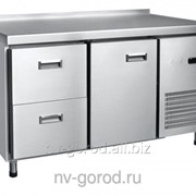 Стол холодильный СХС-70-01, 1 дверь, 2 выкатных ящика GN 1/1, среднетемп. t (-2+8°С), 1430x700x860 мм