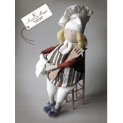 Текстильная кукла Пекарь Федор фото