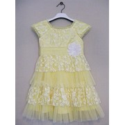 Детское платье нарядное, желтое, Jona Michelle, США, код: 2710