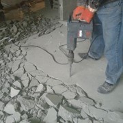 Демонтаж бетонного пола до 100 мм