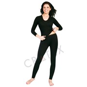 Женское термобелье Шерсть+Шелк, брюки Cratex, (цвет черный)