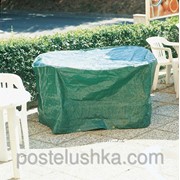 Тент, защитный чехол для садовой, туристической мебели круглый, ø 165 х 80 см, Verdemax фотография
