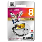 USB накопитель Silicon Power 8GB Touch 850 Amber фотография