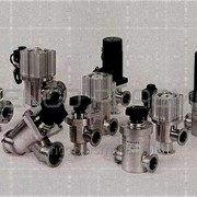 Клапан вакуумный угловой HV с пневматическим приводом, с сильфонным уплотнением, GDQ-S400B ISO-K, 304SS, артикул 2279 фото