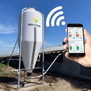 Бункер для корма с удаленным контролем загрузки фото