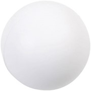 Мячик-антистресс, белый фото