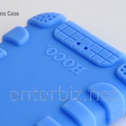 Чехол Hoco for iPhone 4/4S Silicon Silica-Gel Back case Blue (HI-T002BL), код 46347