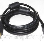 Аудио видео кабель HDMI-HDMI, Gold 1,5м фотография