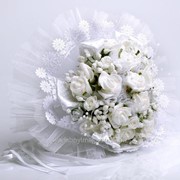 Букет для невесты №12, белый фото
