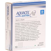 Повязка Аквасель Экстра с серебром (Aquacel Extra Ag) 5х5 см фото