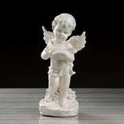 Статуэтка “Ангел с книгой “ перламутровый, 33 см фотография