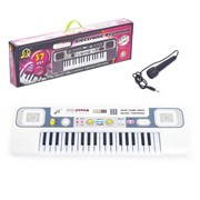 Синтезатор «Маленький музыкант» с микрофоном, 37 клавиш, цвет белый фотография