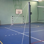 Стойки волейбольные на растяжках Atlet с механическим натяжениям сетки (пара) IMP-A26