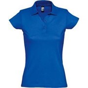 Рубашка поло женская Prescott women 170 ярко-синяя, размер L фото