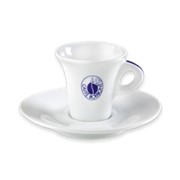 Чашка с блюдцем для эспрессо Caffe BORBONE фото