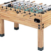 Игровой стол для футбола Кикер Champion светлый. Размер: 140 x 75 x 86 см.В комплект входит инструмент для сборки, а также запасные мячи для игры. фото